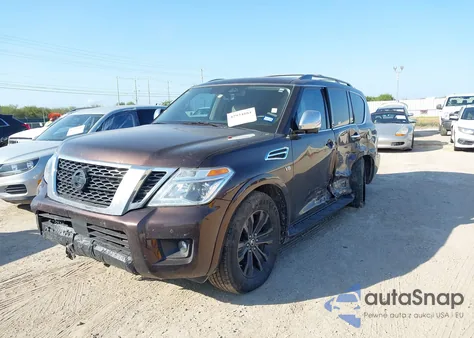 2019 Nissan Armada Platinum из США, поврежденный, VIN JN8AY2NF2K9352862